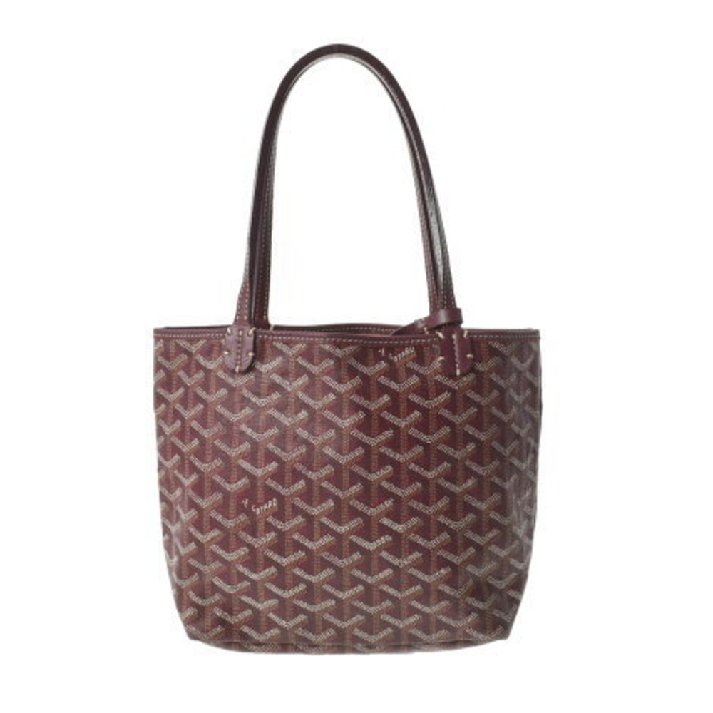 GOYARD Saint Louis Junior Purple Handbag